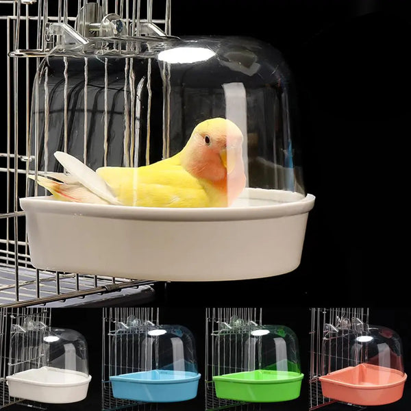 Hanging Bird Bath Box for Parrots and Mynas