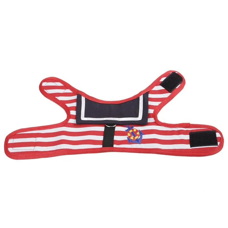 Navy Suit Dog Harness Leash Set - Adjustable Vest