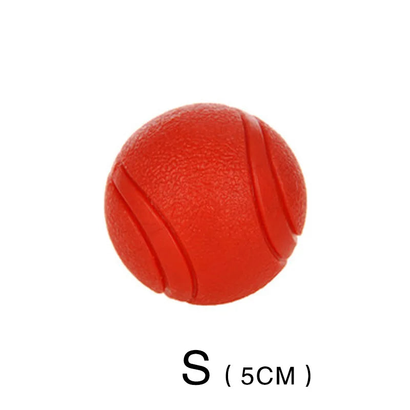 HOOPET Bite-Resistant Rubber Dog Ball Toy - S-XL