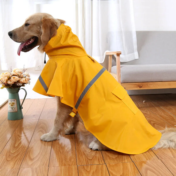 Reflective Dog Raincoat - XS-XXL Waterproof Pet Coat