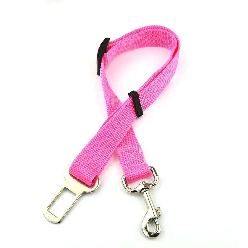 Adjustable Pet Car Seat Belt - Quick-Release Safety Lead