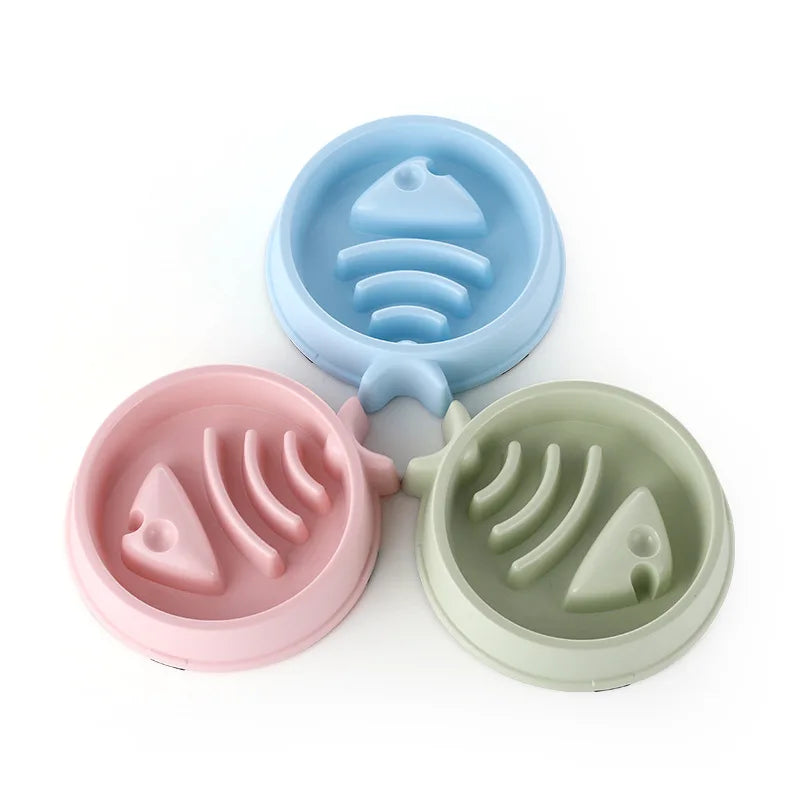 Anti-Choking Slow Feeder Bowl - Non-Slip Pet Dish