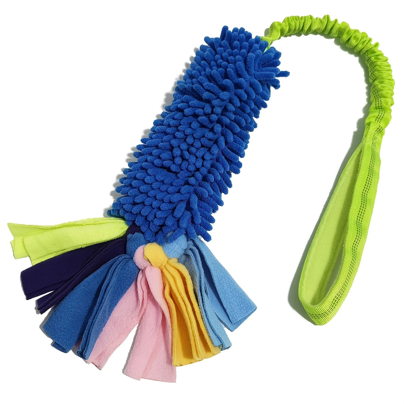 Plush Rope Dog Chew Toy with Sturdy Pull Handle