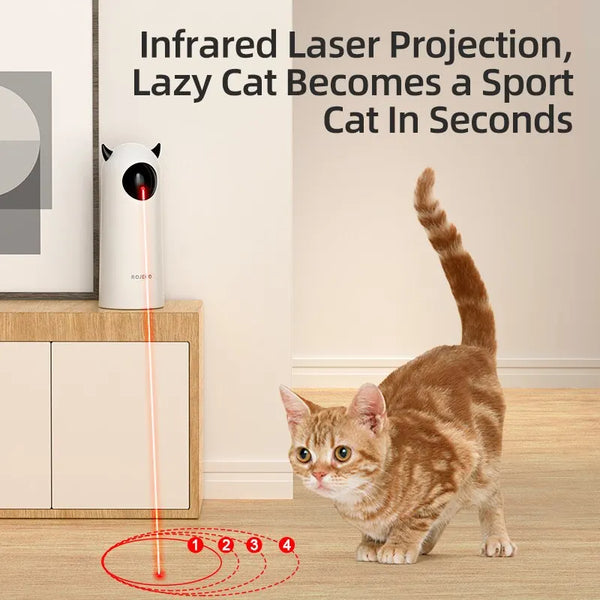 ROJECO Handheld LED Laser Teaser Toy for Indoor Cats