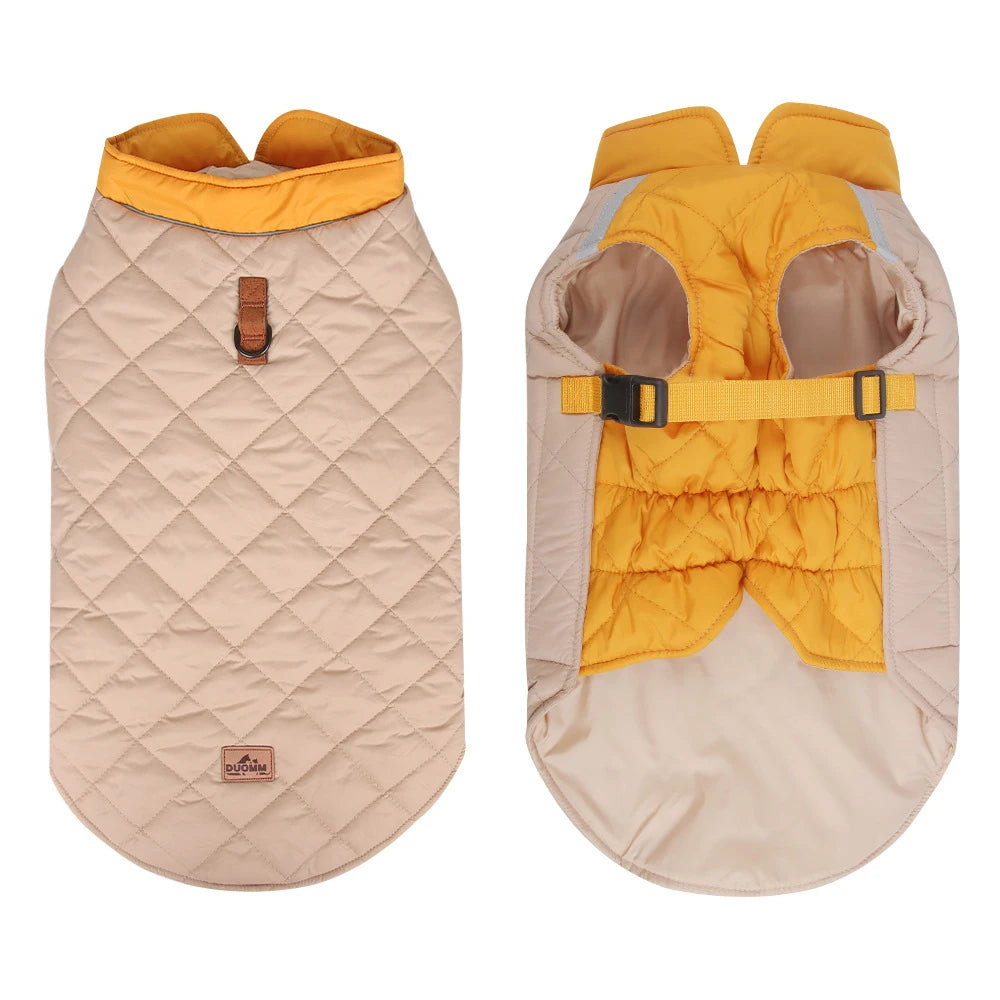 Waterproof Padded Winter Dog Vest Jacket - Small to Large Dogs