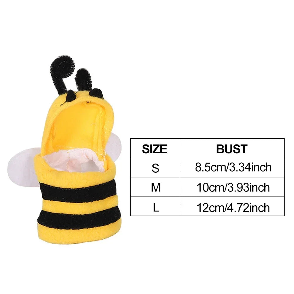 Funny Bee Costume Flying Suit for Pet Birds