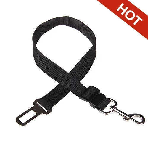 Adjustable Pet Car Seat Belt - Quick-Release Safety Lead