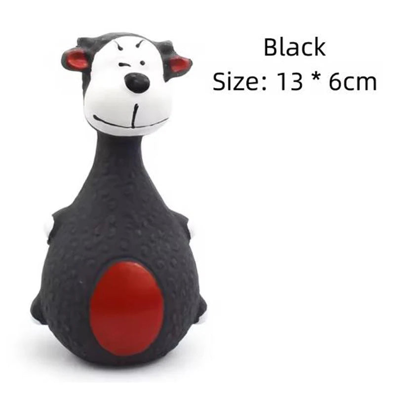Squeaky Animal Dog Chew Toy - Elephant and Cow Styles