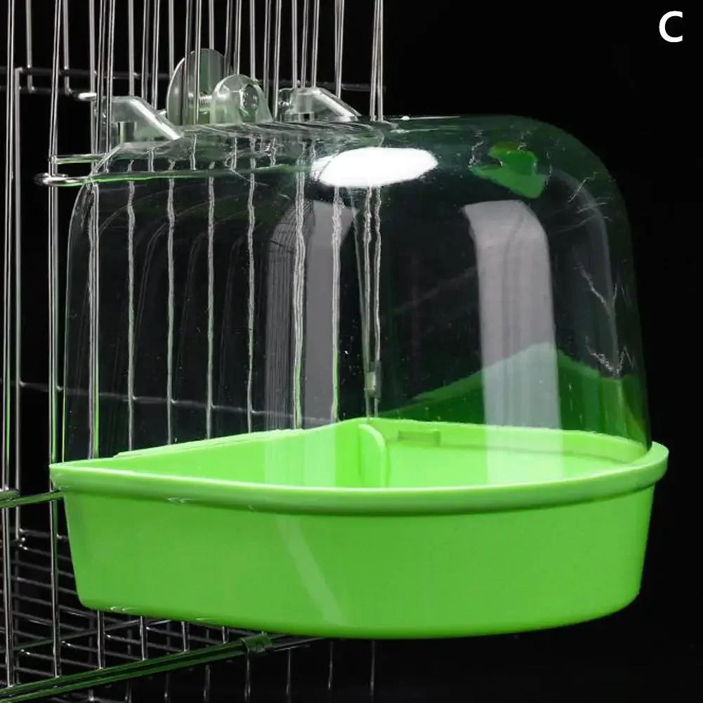Hanging Bird Bath Box for Parrots and Mynas