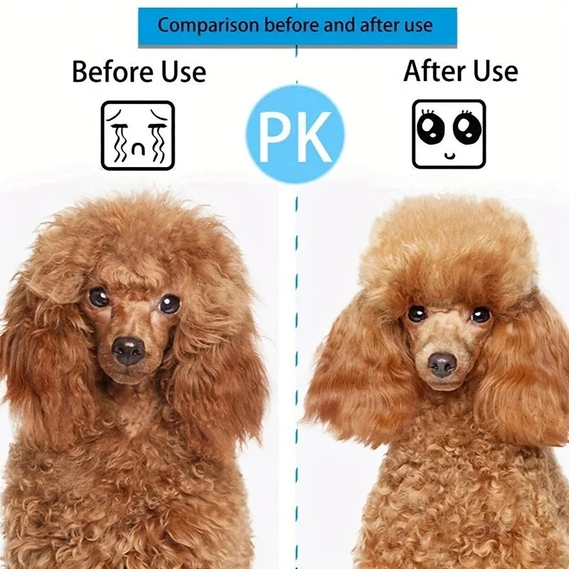 Self-Cleaning Slicker Brush for Dog and Cat Hair Removal