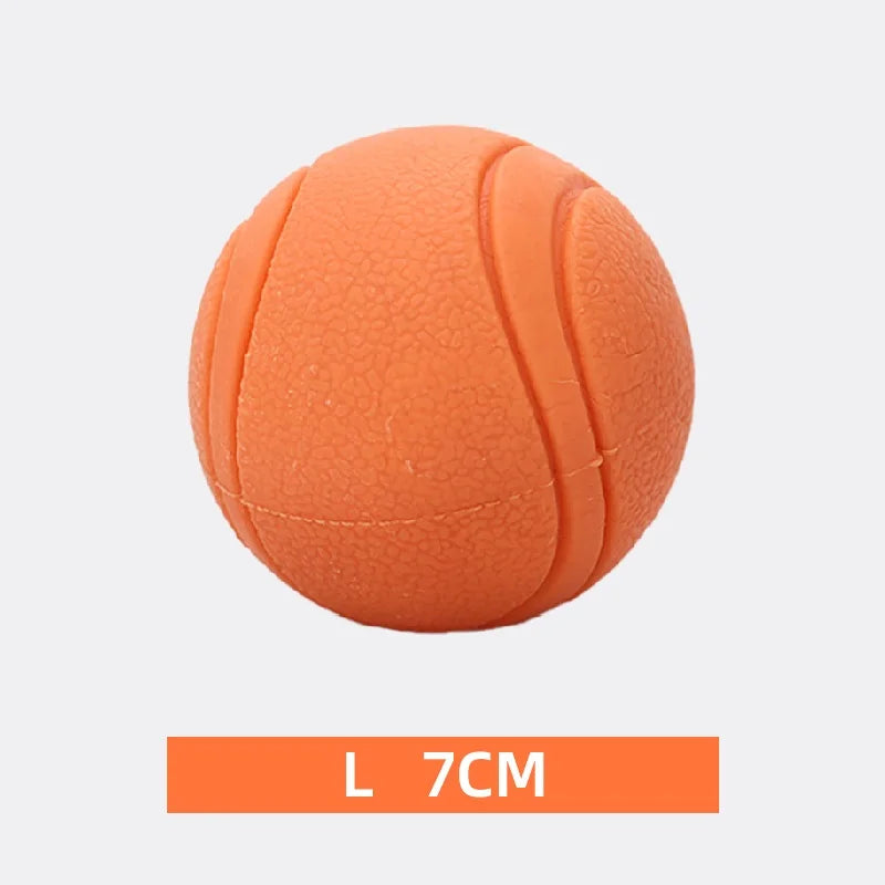 HOOPET Bite-Resistant Rubber Dog Ball Toy - S-XL