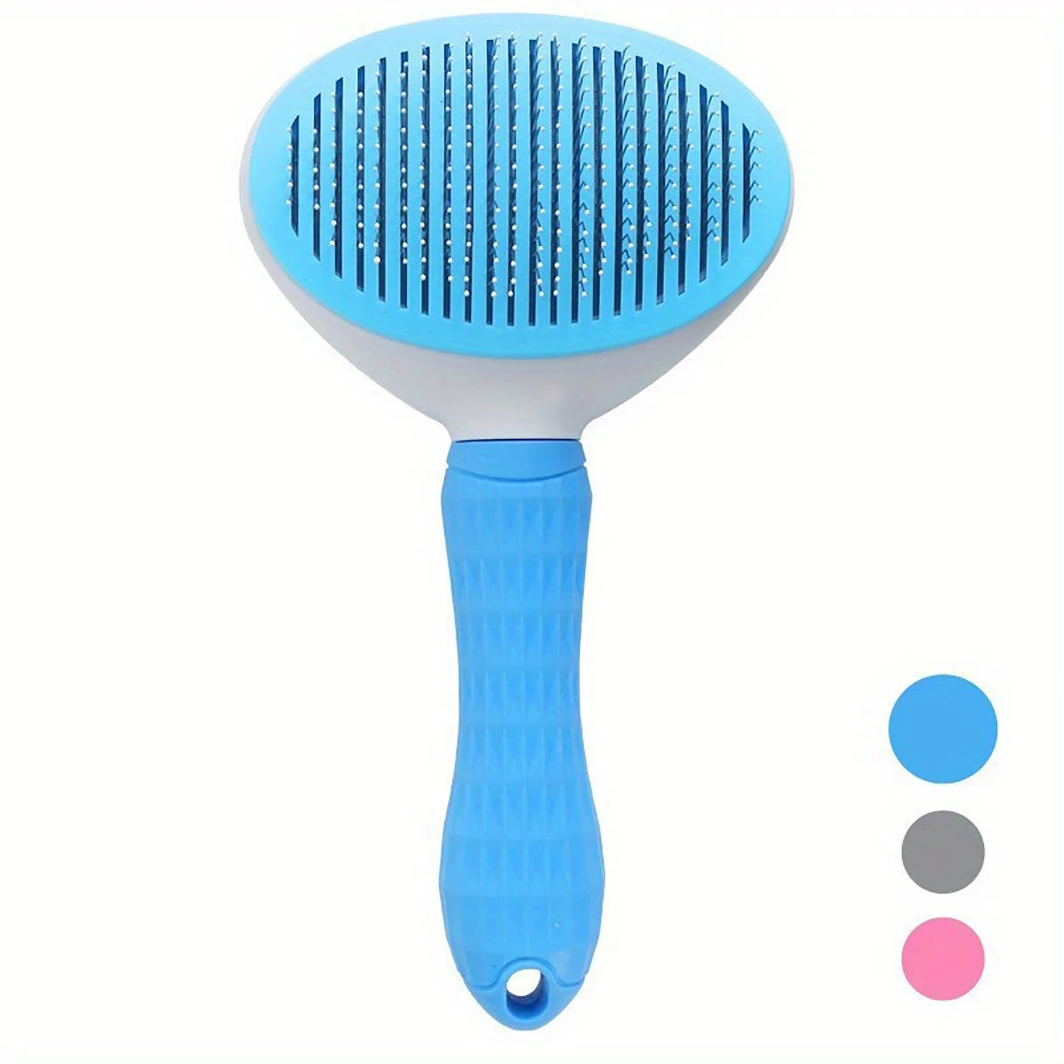 Self-Cleaning Slicker Brush for Dog and Cat Hair Removal