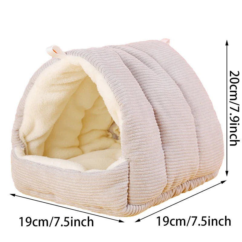 Warm Cotton Bird Nest Hammock for Parrots and Budgies