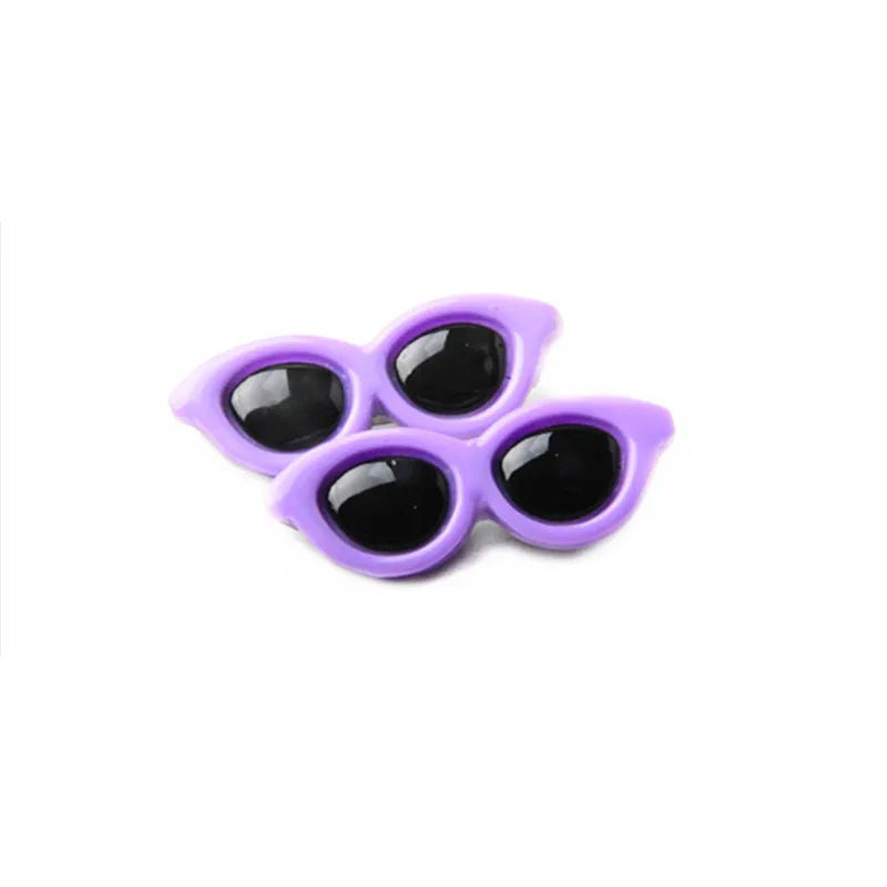 Cute Heart Sunglasses Pet Hair Clips for Dogs and Cats - 1pc/2pcs