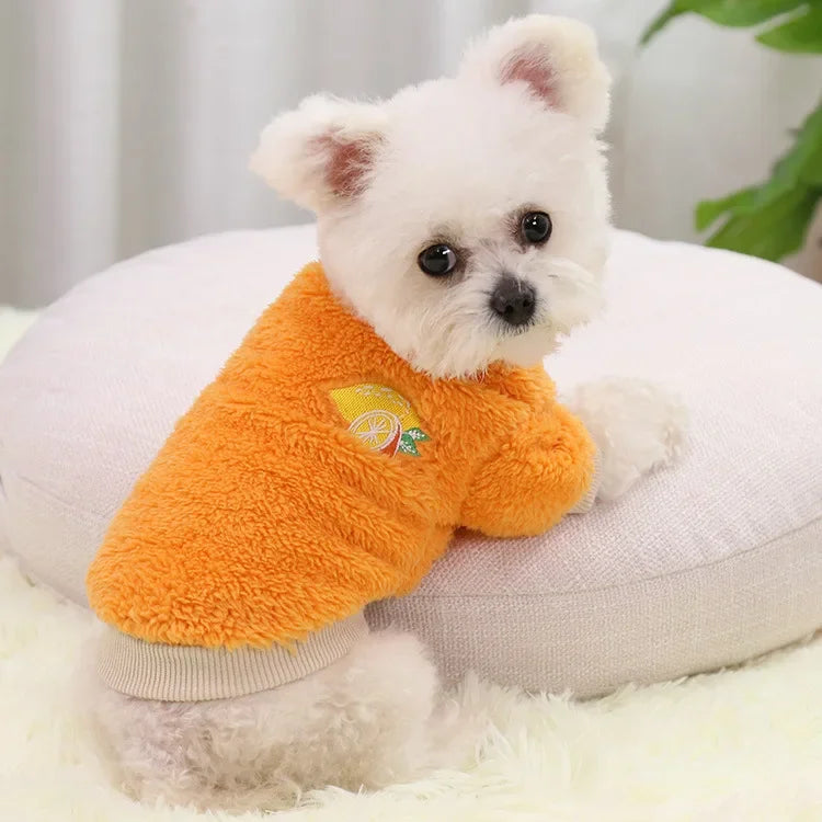 Fleece Small Dog Hoodie Coat - Chihuahua Puppy Outfit