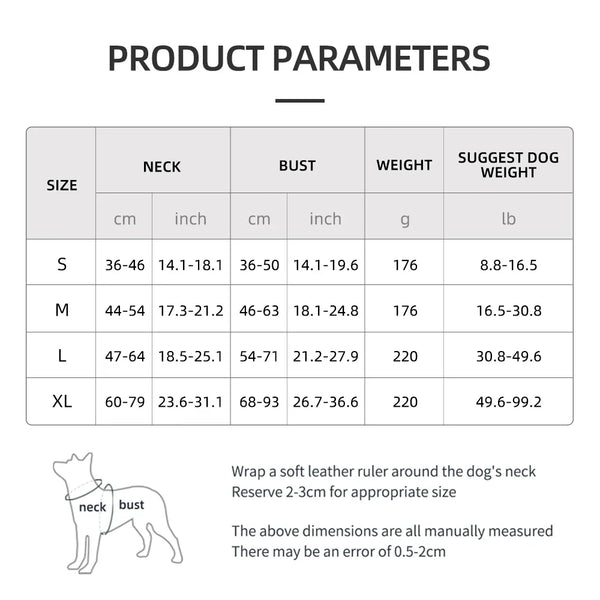 Reflective No-Pull Dog Harness - Adjustable Control Vest