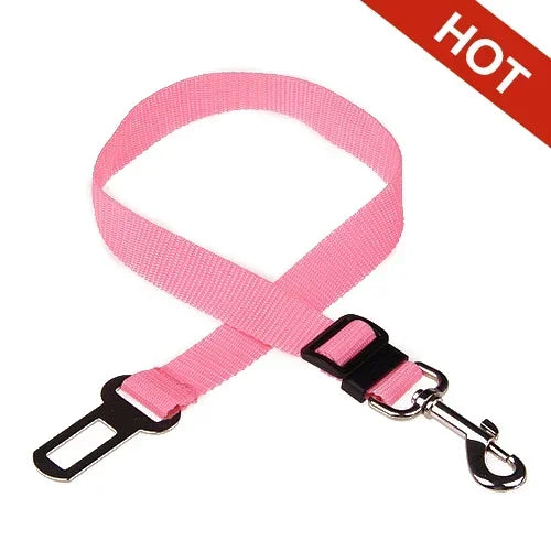 Adjustable Pet Car Seat Belt - Quick-Release Safety Lead