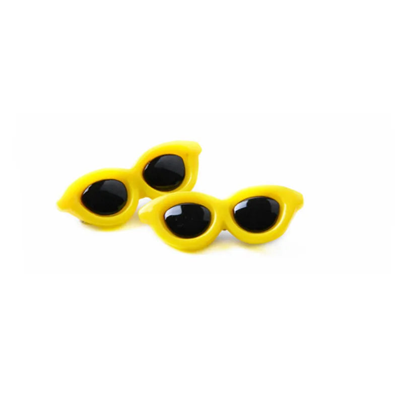 Cute Heart Sunglasses Pet Hair Clips for Dogs and Cats - 1pc/2pcs