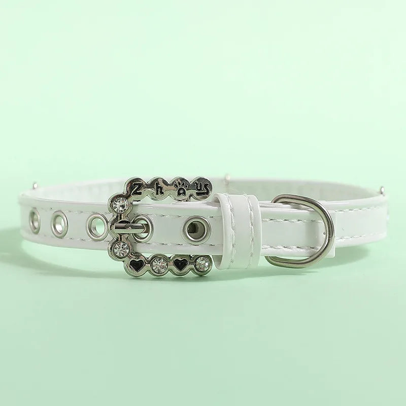 Pearl Rhinestone Collar Necklace for Cats and Small Dogs