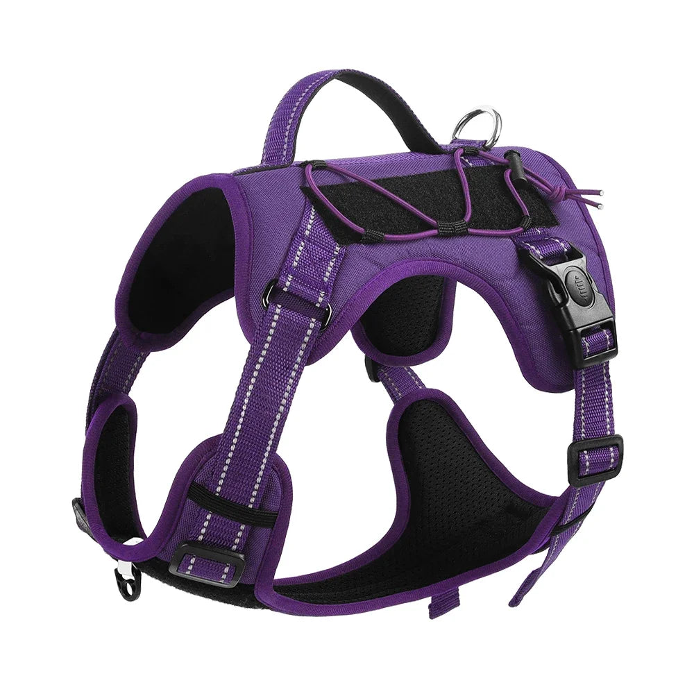 Reflective No-Pull Dog Harness - Adjustable Control Vest