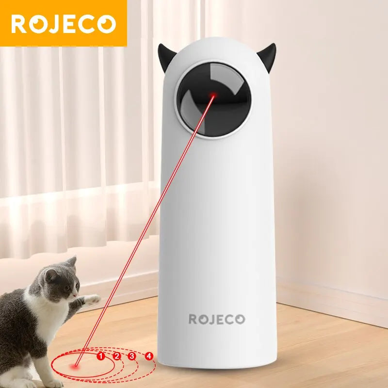 ROJECO Handheld LED Laser Teaser Toy for Indoor Cats